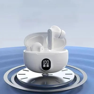 Wireless Earbuds with Charging Case Black Bluetooth 5.3