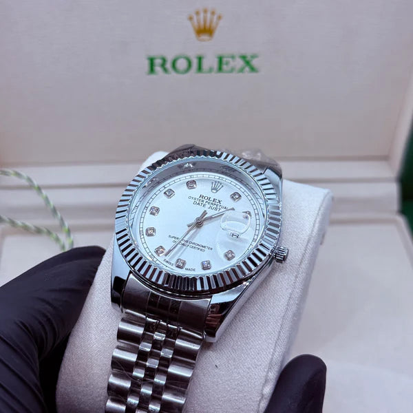 Rolex strap black with black rotaiting dial