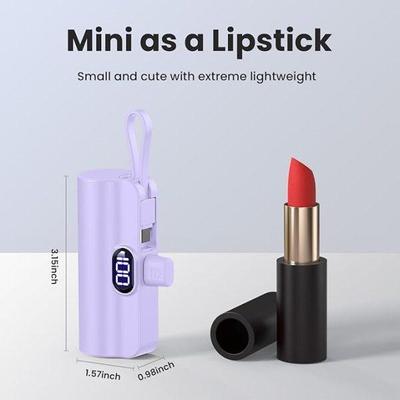 Portable LED Power Bank 5000mAh Dual Charge