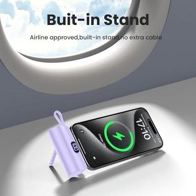 Portable LED Power Bank 5000mAh Dual Charge