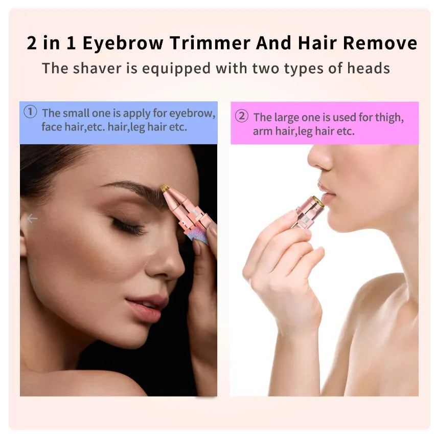 Electric Rechargeable Hair Remover Trimmer For Women